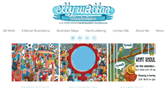Desktop Screenshot of ellywalton-illustrations.com